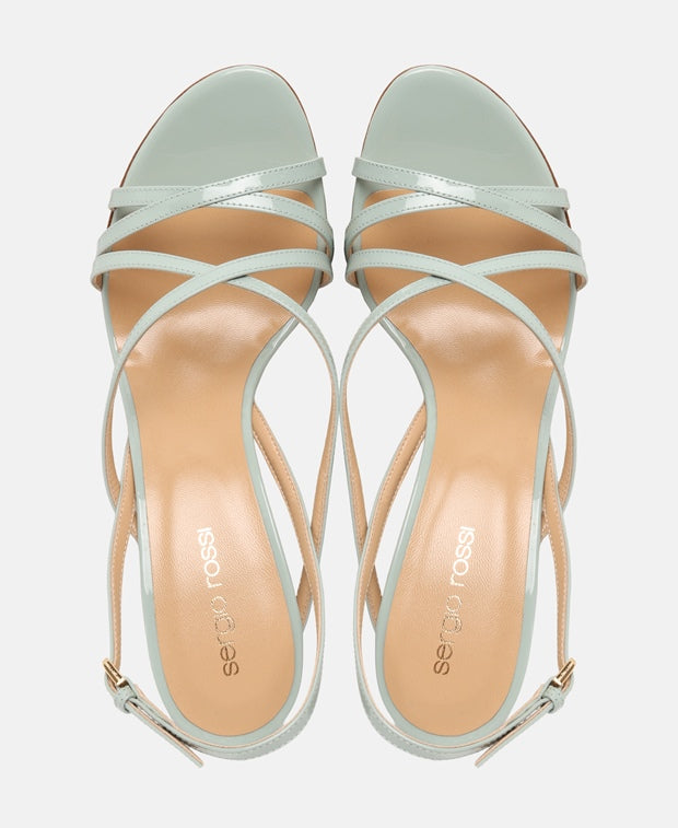 Sergio Rossi Bon Ton 075 Heeled sandals Lime