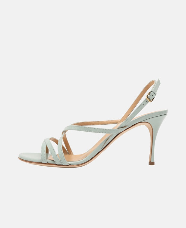 Sergio Rossi Bon Ton 075 Heeled sandals Lime