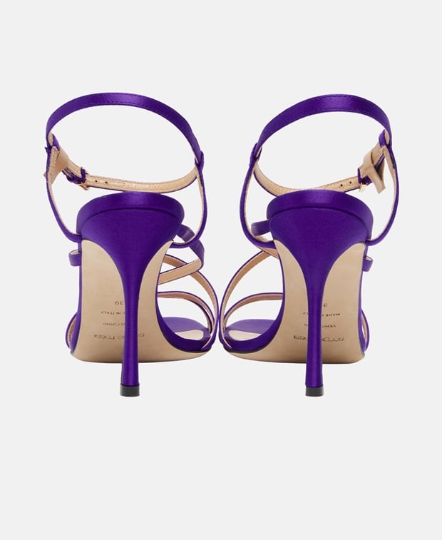 Sergio Rossi Bon Ton 090 Ankle strap sandals Purple