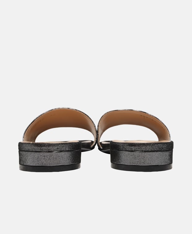 Sergio Rossi Mules Peach Antracite