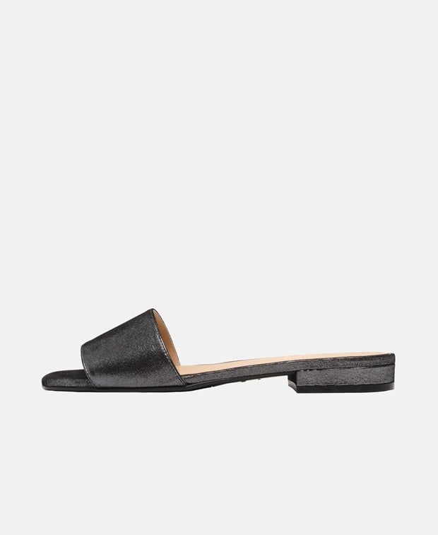 Sergio Rossi Mules Peach Antracite