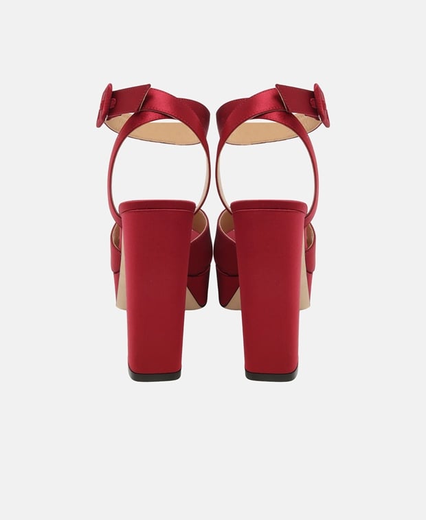 Sergio Rossi Monica 090 Platform sandals Cherry Red