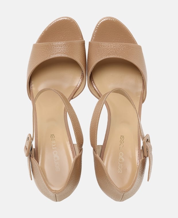 Sergio Rossi Gydda 080 Heeled sandals Tan