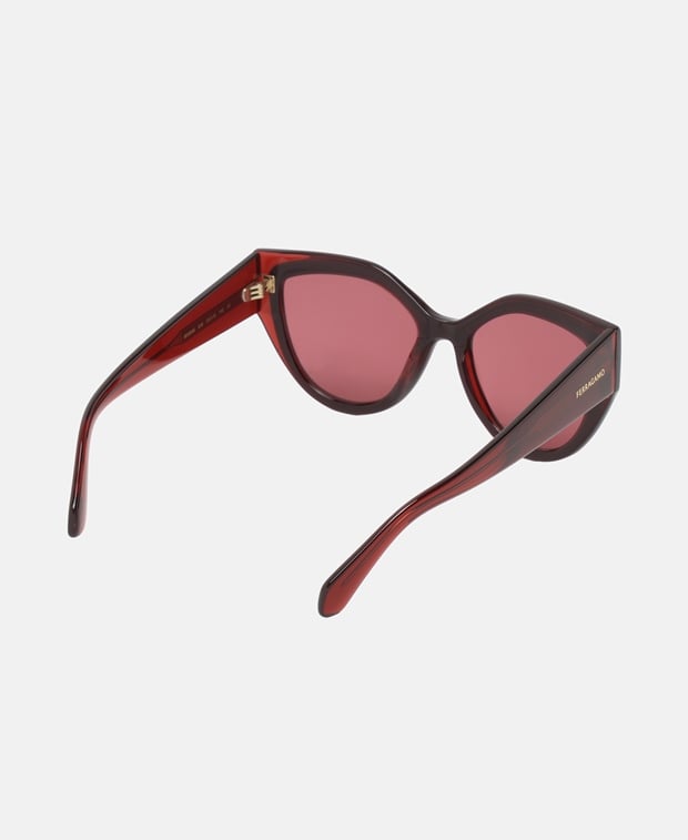 Salvatore Ferragamo Sunglasses Dark Red