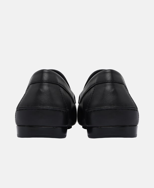 Versace Driver Vitello Loafers Black