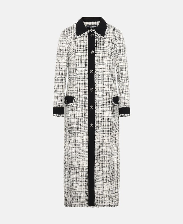 Dolce & Gabbana Transitional coat Ecru