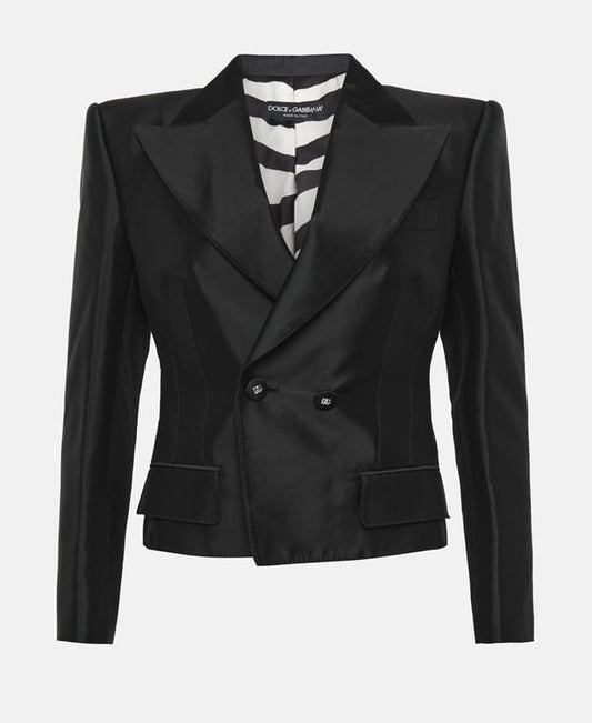Dolce & Gabbana Silk blazer Black