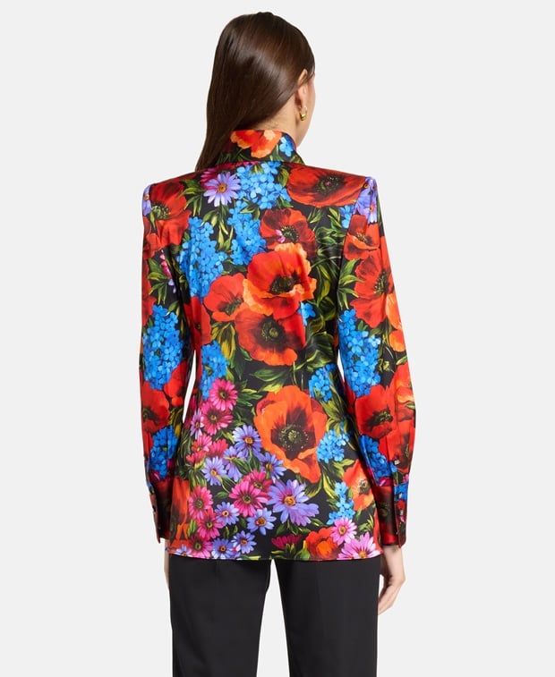 Dolce & Gabbana Long-sleeved blouse Red