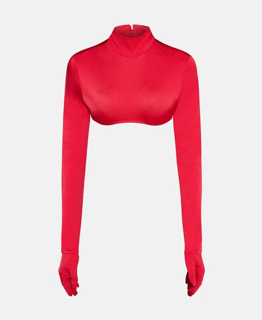 Dolce & Gabbana Rollneck longsleeve Red