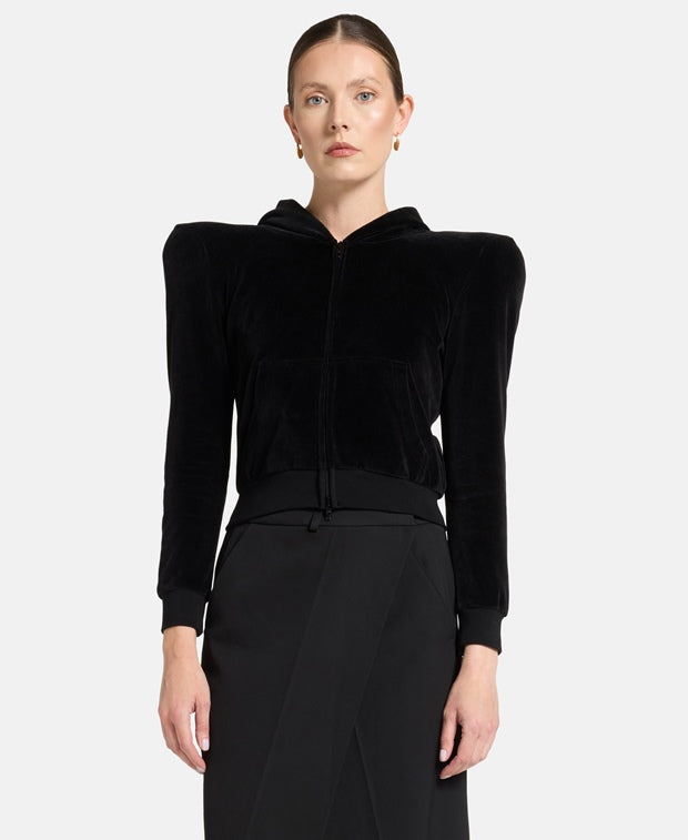 Balenciaga Hooded sweat jacket