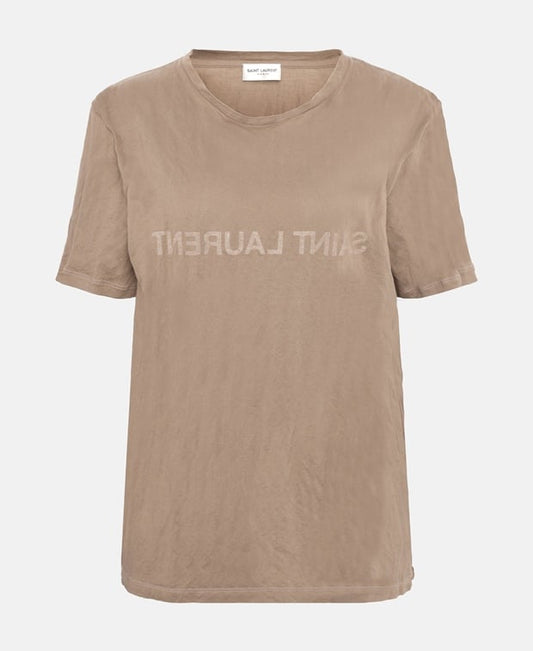 Saint Laurent T-shirt Taupe