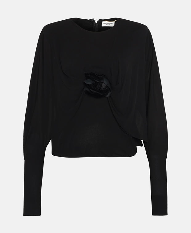 Saint Laurent Long-sleeved blouse