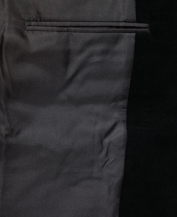 Saint Laurent Velvet suit jacket Dark Green