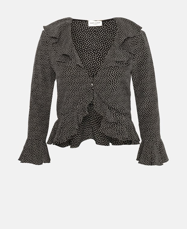 Saint Laurent Silk blouse Anthracite