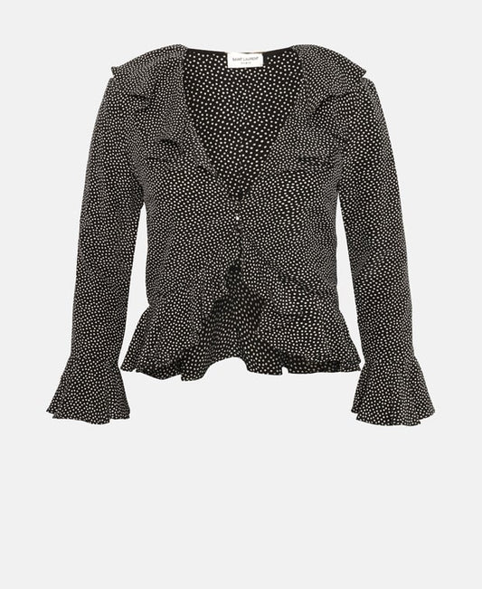 Saint Laurent Silk blouse Anthracite