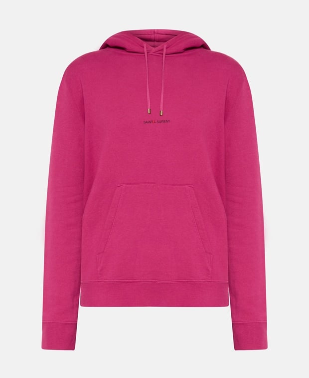 Saint Laurent Hoodie Fuchsia