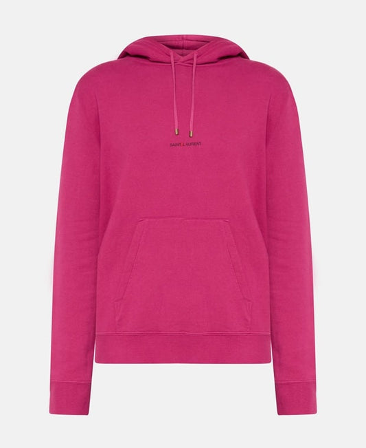 Saint Laurent Hoodie Fuchsia