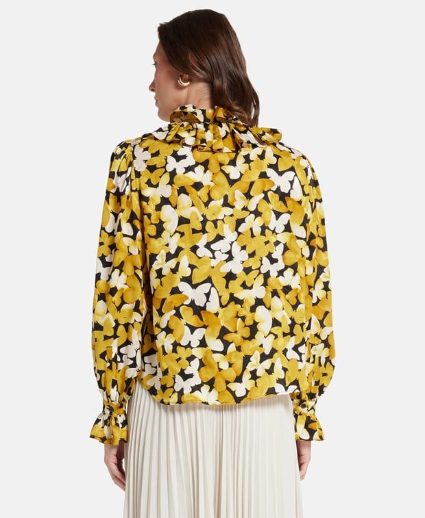 Saint Laurent Silk blouse Yellow