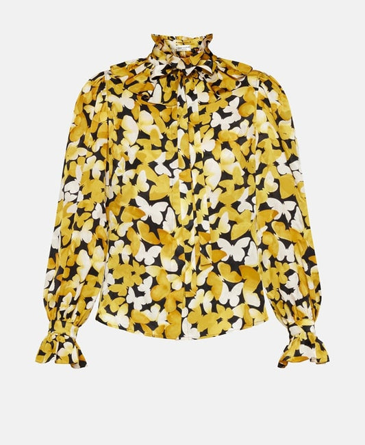 Saint Laurent Silk blouse Yellow