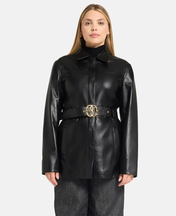Bally Leather coat