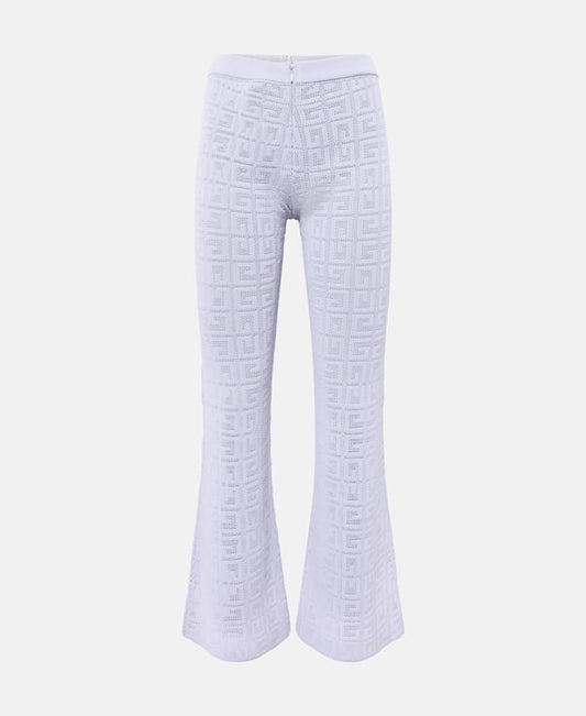 Givenchy Jacquard trousers Mauve