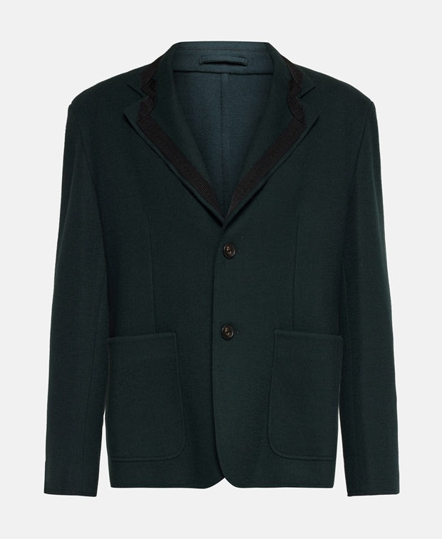 Lanvin Wool suit jacket Dark Green