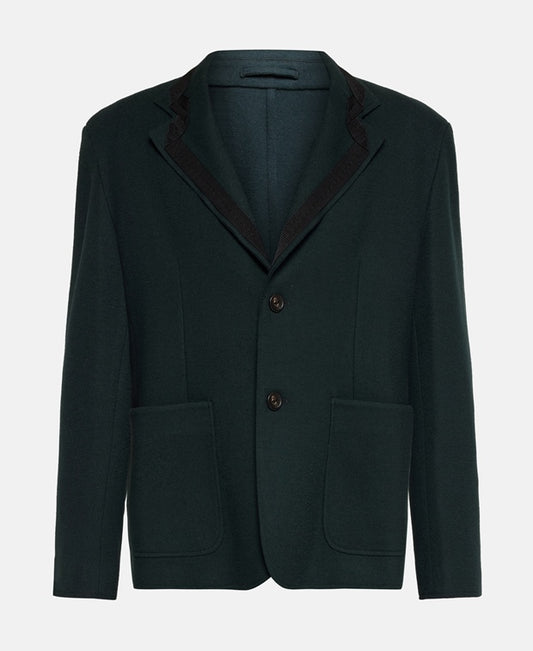 Lanvin Wool suit jacket Dark Green