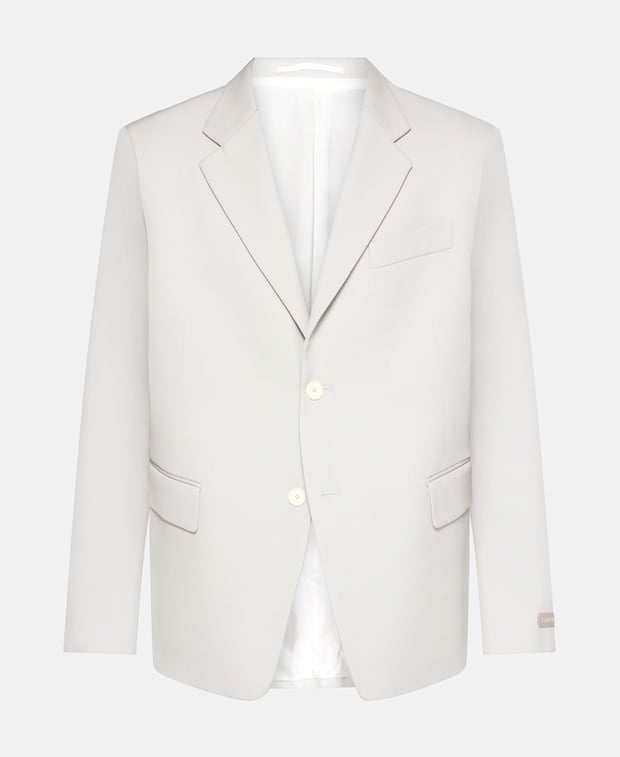 Lanvin Wool suit jacket Putty