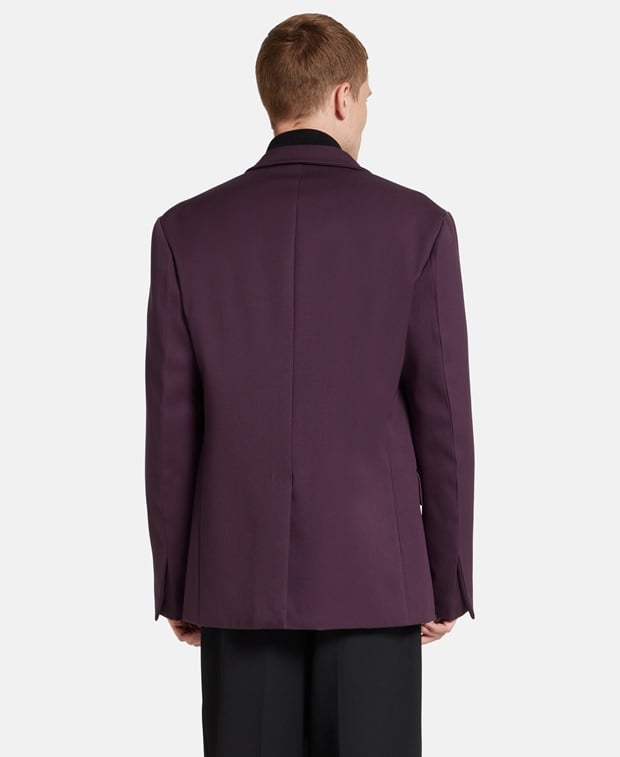Lanvin Wool suit jacket Purple