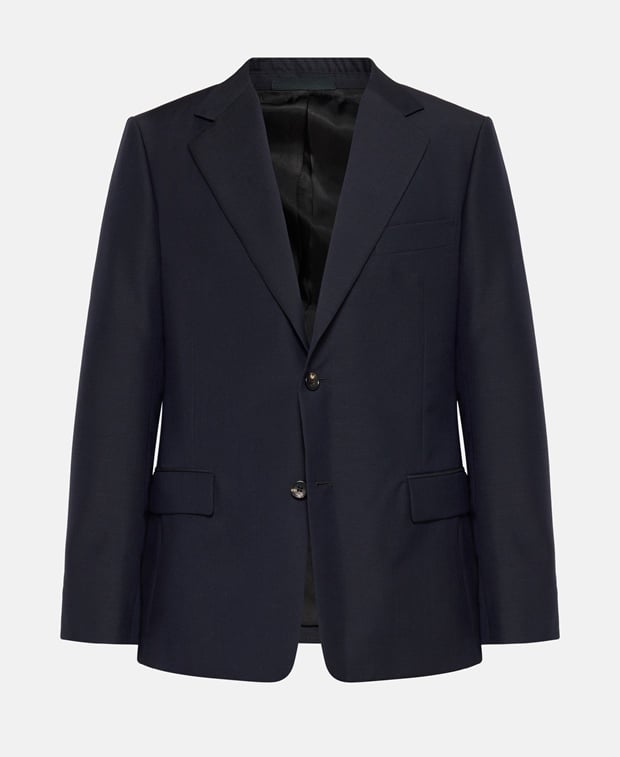 Lanvin Wool-blend suit jacket Dark Blue