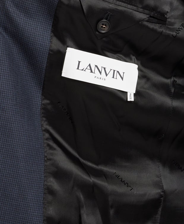 Lanvin Wool suit Dark Blue