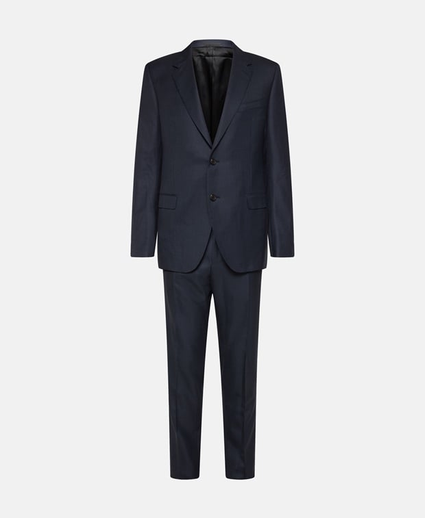 Lanvin Wool suit Dark Blue