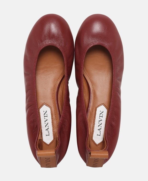 Lanvin Bamb02 Ballet flats Russet