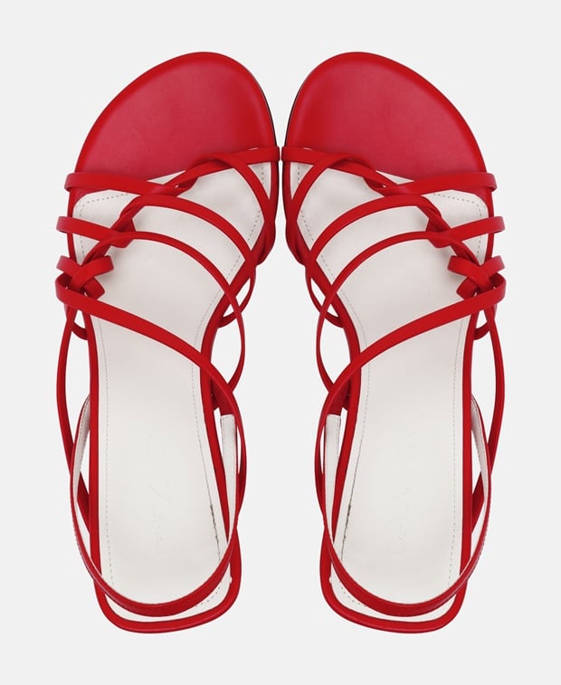Lanvin Heeled sandals Red