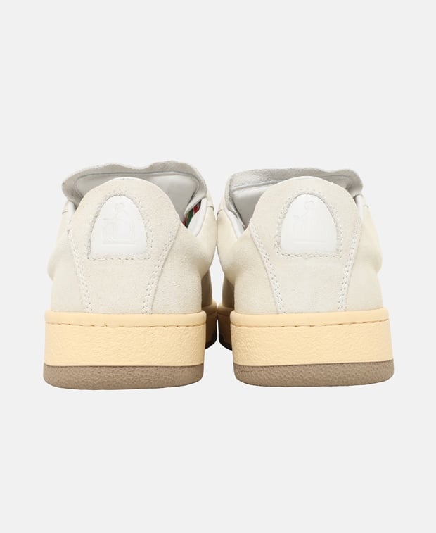 Lanvin Basses Curb Lite Sneakers White