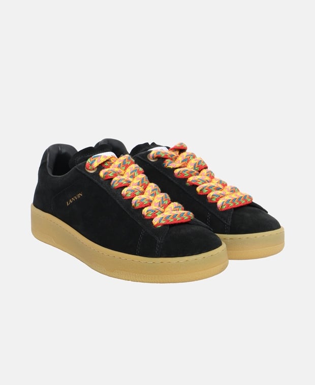 Lanvin Basses Curb Lite Sneakers Black