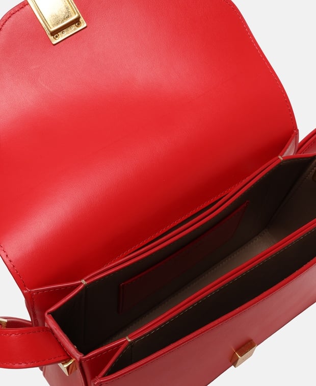 Lanvin Leather shoulder bag Brick Red