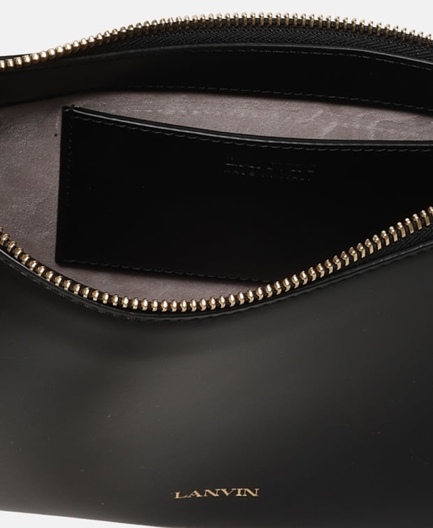 Lanvin Concerto Leather shoulder bag Black