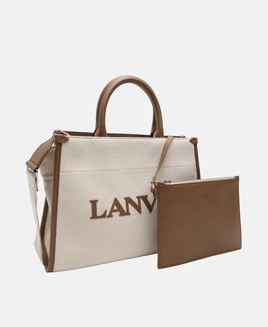 Lanvin Leather handbag Putty
