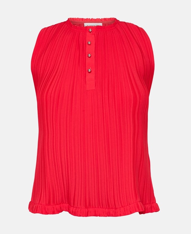 Lanvin Sleeveless blouse Brick Red