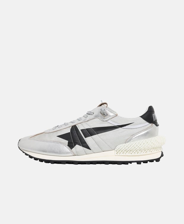 Golden Goose Deluxe Brand Running Marathon Sneakers Silver