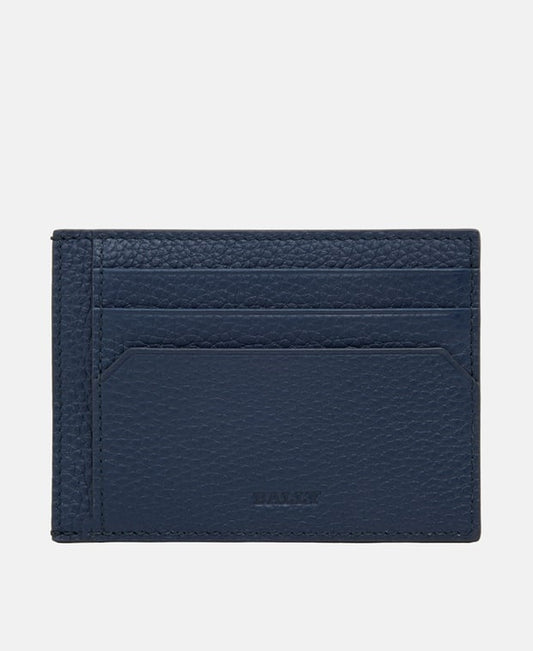 Bally Leather card holder Navy