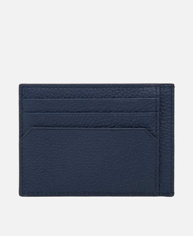 Bally Leather card holder Navy