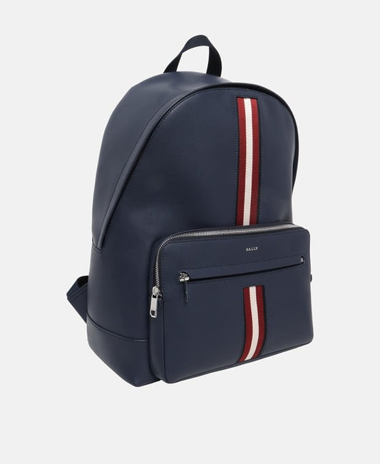 Bally Palladio Leather backpack Dark Blue