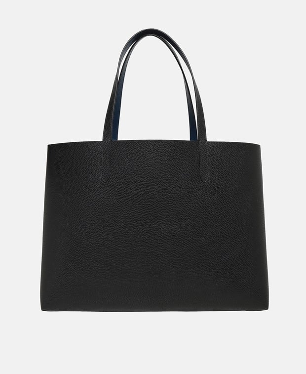 Bally Shopper and cosmetic bag set Black