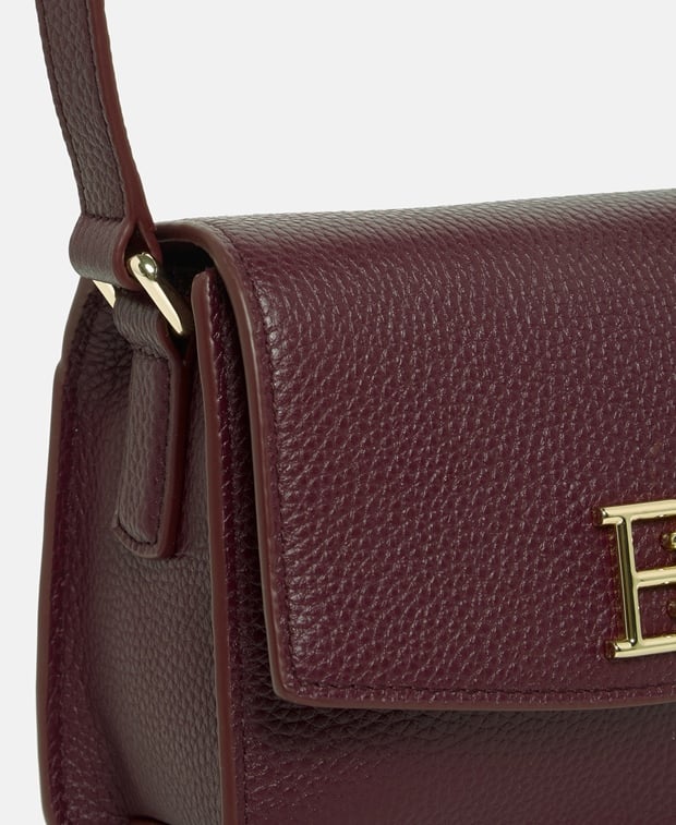 Bally Leather cross body bag Bordeaux
