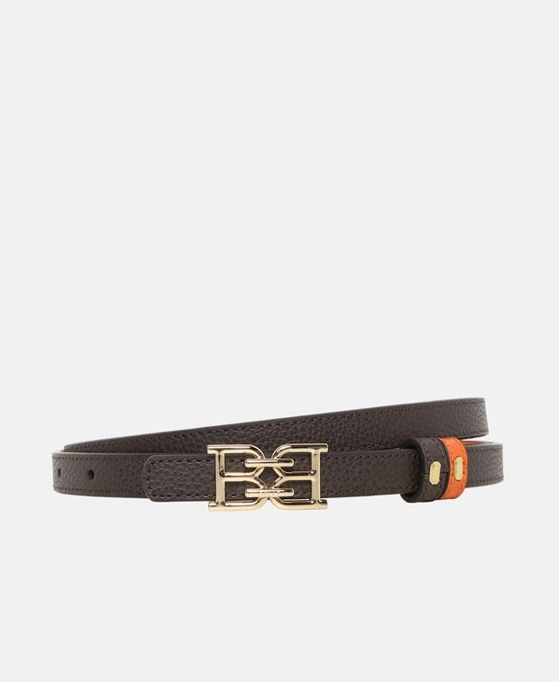 Bally Reversible leather belt Chain 15.0