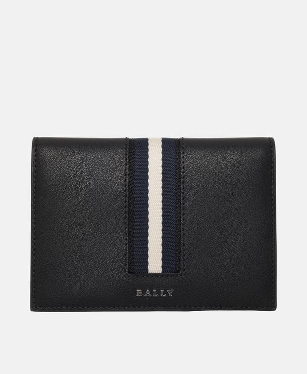 Bally Hemet Leather card holder Black
