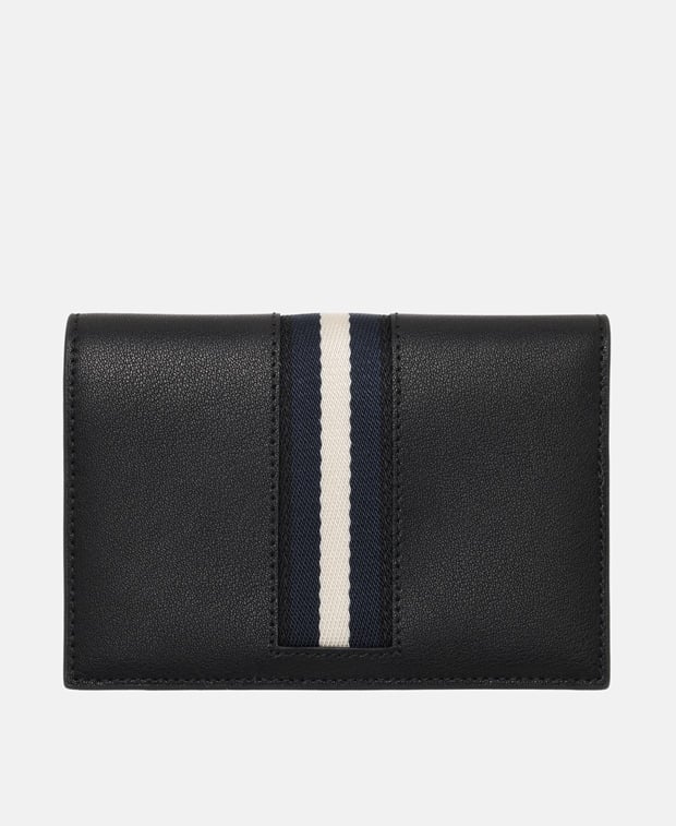Bally Hemet Leather card holder Black