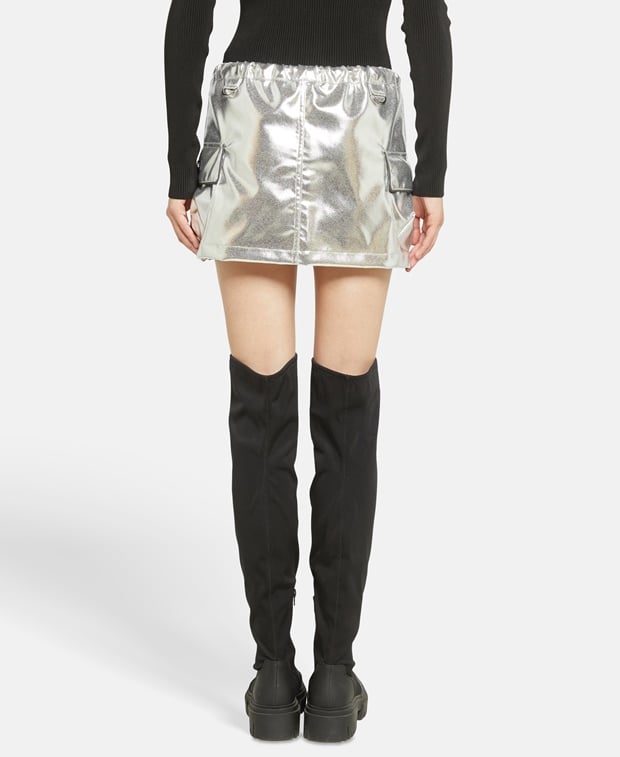 Coperni Cargo skirt Silver